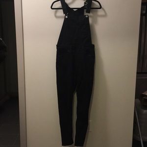 Black overalls